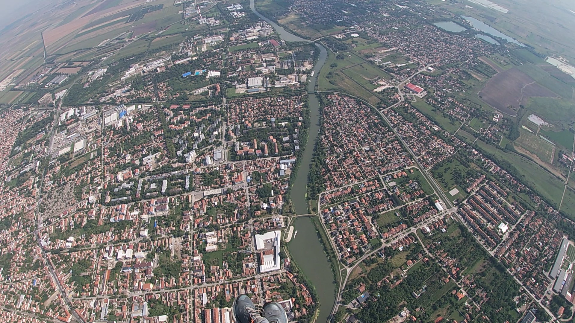 Paraglajding Banat, Let iznad ravnice, tandem let, paraglajding Zrenjanin